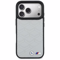 BMW M Shape Logo MagSafe Maciņš for iPhone 17 Pro pelēks