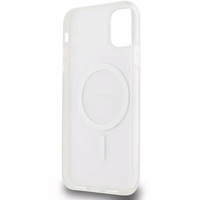 DKNY IML mono un svītras magnētiskais viedtālruņa apvalks iPhone 11 / Xr - rozā