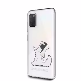 Karl Lagerfeld Choupette Fun apvalks Samsung Galaxy A31 - Caurspīdīgs