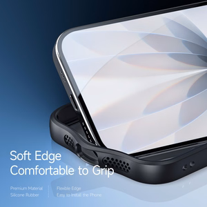 Чехол Dux Ducis Aimo Mag Stand совместимый с MagSafe для iPhone 17 чёрный