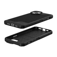 UAG Metropolis LT Magnētiskais viedtālruņa apvalks iPhone 15 Plus - melns kevlar