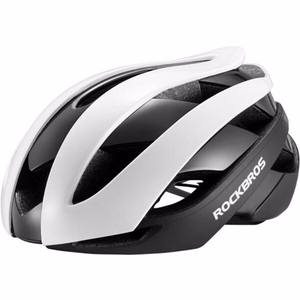 Rockbros 10110004002 velosipēda ķivere, izmērs M - balta un melna