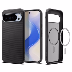 Spigen Liquid Air Mag MagSafe viedtālruņa apvalks Google Pixel 10 Pro XL - matēti melns