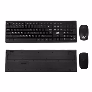 NanoRS bezvadu tastatūra un pele ar ergonomisku dizainu RS580
