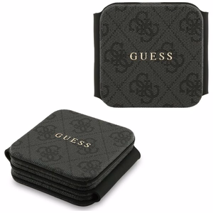 Bezvadu lādētājs 3in1 saderīgs ar MagSafe 15W GUESS GUE005639 melns