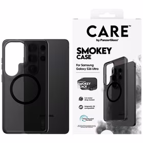CARE by PanzerGlass Urban Explorer Smokey Case w. Black Qi for Samsung Galaxy S26 Ultra - Black