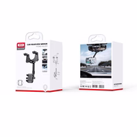 XO auto turētājs C115 melns atpakaļskata spogulim