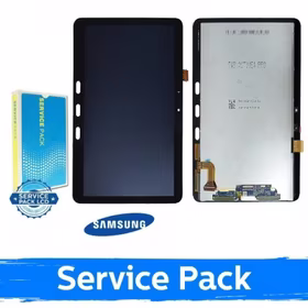 LCD displejs saderīgs ar Samsung T630 / T635 Tab Active 4 Pro melns (Service Pack)