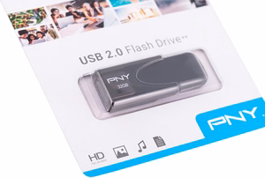 PNY Attaché 4 2.0 32GB USB zibatmiņa USB Type-A melna