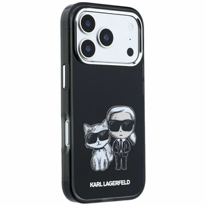 KARL LAGERFELD maciņš IPHONE 18 Pro /17 Pro saderīgs ar MagSafe (Bodies Sketch) (krāsa: melna)