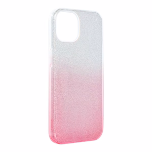 Spīdīgs viedtālruņa apvalks IPHONE 13 caurspīdīgs/rozā