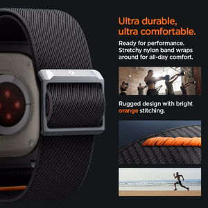 Spigen Lite Fit Pro чехол с ремешком для Apple Watch Ultra 1 / 2 (49mm) - матовый чёрный
