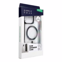 ROAR viedtālruņa apvalks SLIM DEFENDER IPHONE 16 Pro Max melns