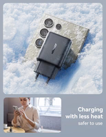 Joyroom JR-TCF23 USB-C 25W SFC / PPS / PD tīkla lādētājs - melns