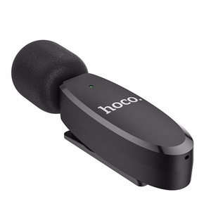 Mikrofons Hoco L15 Type-C melns