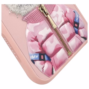 Nimmy Cool&Cute 2.0 kaķa apvalks iPhone 15 Pro - rozā