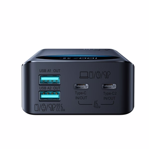 Joyroom JR-PBF02 Pro внешний аккумулятор 20000 мАч 45W с цифровым дисплеем 2x USB-A 2x USB-C чёрный
