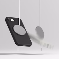 Ringke Silikona MagSafe viedtālruņa apvalks iPhone 16e - melns