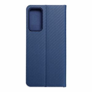 LUNA Book Carbon viedtālruņa apvalks XIAOMI Redmi Note 11 Pro / 11 Pro 5G zils