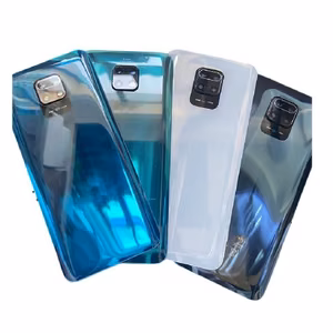 Aizmugurējais vāciņš Saderīgs ar Xiaomi Redmi Note 9 Pro / Interstellar Pelēks / (ar camera lens) HQ