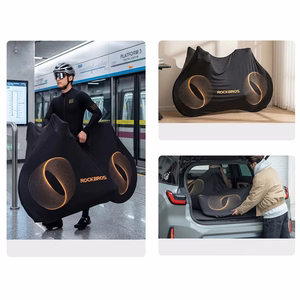 Rockbros D97 elastīgs pārvalks 24"-29" elektriskajiem, grants un kalnu velosipēdiem un 700C šosejas velosipēdiem - melns
