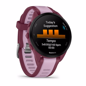 Garmin Forerunner 165 Music – GPS viedpulkstenis, AMOLED, 43 mm, violets
