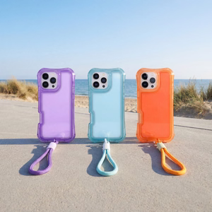 Safepop maciņš ar siksniņu priekš iPhone 11 zils