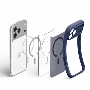 Spigen Ultra Hybrid MagSafe maciņš iPhone 18 Pro Max / 17 Pro Max, tumši zils