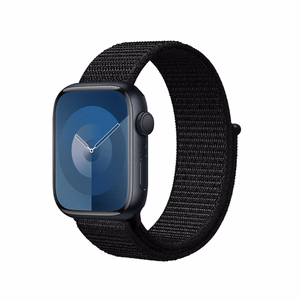 Crong Nylon Reflex Sport siksniņa Apple Watch 38 / 40 / 41 / 42 mm, melna