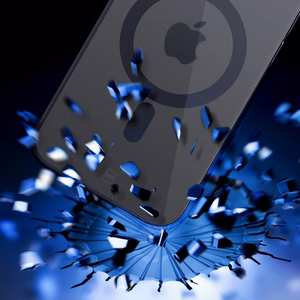 3mk Satin Armor MagCase ar MagSafe iPhone 15 Pro Max - caurspīdīgs ar melnu rāmi