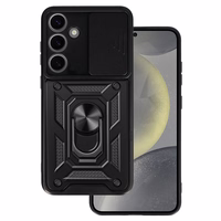 Viedtālruņa apvalks Slide Camera Armor Case paredzēts Samsung Galaxy S24 Plus - melns
