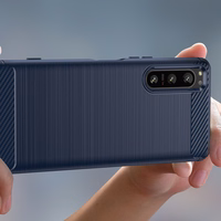 Thunder viedtālruņa apvalks Xiaomi Poco F4 5G silikona bruņu apvalks zils