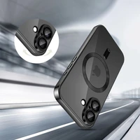 Tech-Protect MagFlex Magnētiskais apvalks viedtālrunim iPhone 17 - caurspīdīgs melns