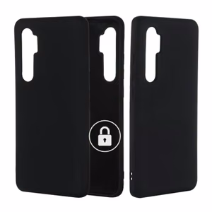 Telefona maciņš Silicone Cover priekš Xiaomi Mi Note 10 Lite / melns / iepakojumā