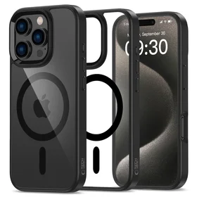 Tech-Protect MagMat Magnētiskais viedtālruņa apvalks iPhone 16 Pro - caurspīdīgs