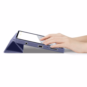 TechProtect SmartCase maciņš Samsung Galaxy Tab A9 / A11 8.7 tumši zils