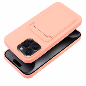 Case for iPhone 15 PRO MAX Card Case pink