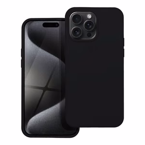 Case for iPhone 15 PRO MAX Silicone black