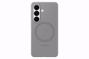 Samsung Силиконовый Магнитный Чехол для Samsung Galaxy S26, совместим с MagSafe - серый