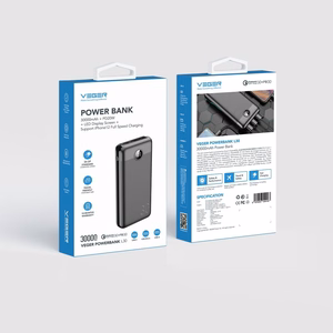 Powerbank Veger L30 (W3008PD) PD QC3.0 3A 20W 30000 mAh черный