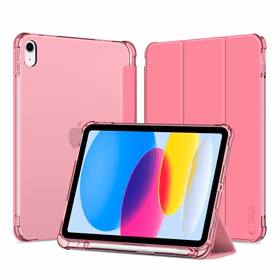 Tech-Protect SC Pen Hybrid apvalks iPad 10 / 2022 - rozā - caurspīdīgs