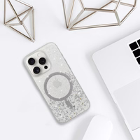 Viedtālruņa apvalks Tel Protect Moonlite Magsafe Case for Iphone 12 Pro - sudrabains caurspīdīgs