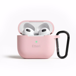 Etteri silikona maciņš AirPods 3 gaiši rozā