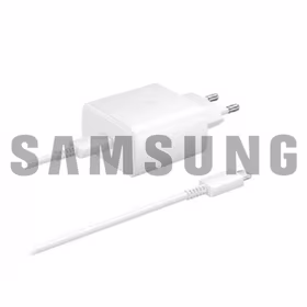 Lādētājs Samsung EP-TA845 Balts 45W (No Package) + Type-C kabelis / 100% Genuine /