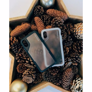 Griffin Survivor Endurance vāciņš ierīcei iPhone XS Max, caurspīdīgs un pelēks