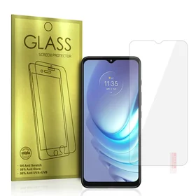 Grūdētais stikls (m) zeltains paredzēts MOTOROLA MOTO E13 4G/OPPO A18/A38/A58 5G/SAMSUNG A13 4G/A13 5G/REALME C21Y (bez pirkstu nospiedumu atslēgšanas)
