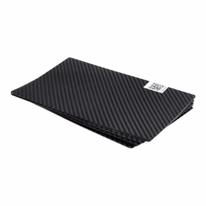 Plēve aizmugurējam vākam 180 x 120 mm 10 gab. - karbons