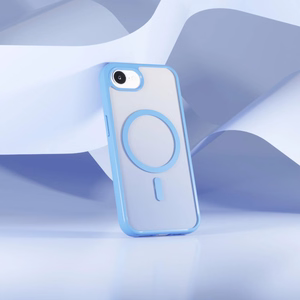 Puro TPU viedtālruņa apvalks "GRADIENT" ar magnētisko un gradienta efektu iPhone 16E, zila