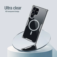 Nillkin Nature Pro bruņots viedtālruņa apvalks ar magnētisko gredzenu Samsung Galaxy S24 Ultra - balts