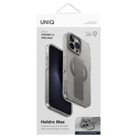 Uniq Heldro Max Magclick uzlādes viedtālruņa apvalks iPhone 16 Pro Max - caurspīdīgs